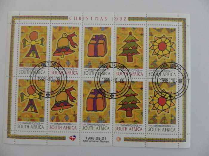 RSA 6.85 (1998) - Christmas CTO Cancelled Full Sheet