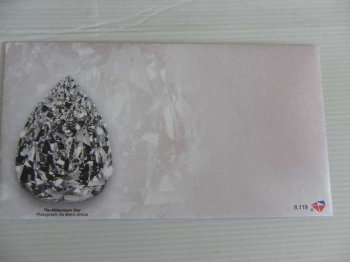 RSA 8.119 (2019) - Famous SA Diamonds Unserviced FDC