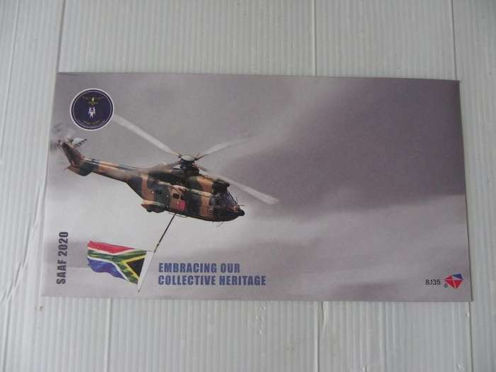 RSA 8.135 (2020) - SA Airforce Unserviced FDC