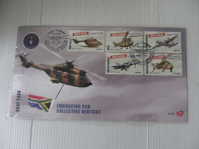 RSA 8.135 (2020) - SA Airforce Official FDC