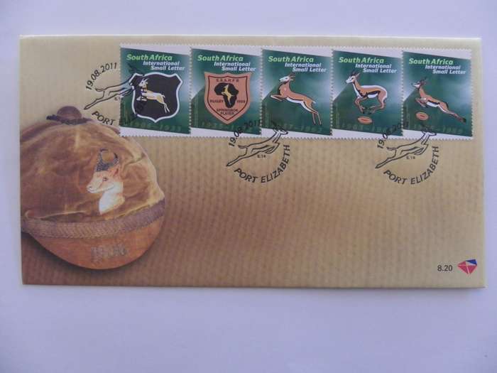 RSA 8.20 (2011) - Evolution of the Rugby Emblem Official FDC