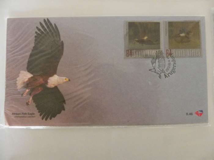 RSA 8.46 (2013) - Flight of the African Fish Eagle Official FDC