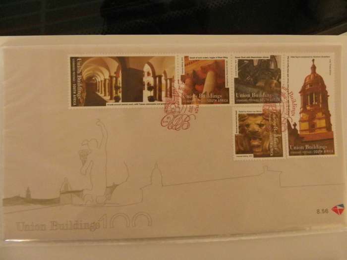 RSA 8.56 (2013) - Centenary of the Union Buildings Official FDC