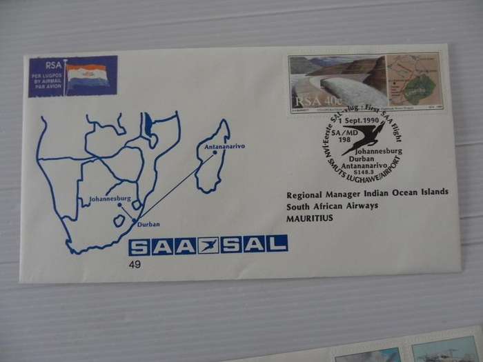 RSA (1990) - SAA #49 Illustrated FDC