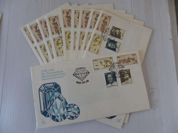 Excess Stock - SWA 1.41 FDC`s - Set of 10 FDC's (Bid per FDC to take all 10)