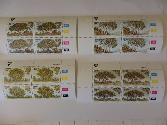 Venda 1.20 (1984) - Indigenous Trees (3rd Series) Mint Control Block set