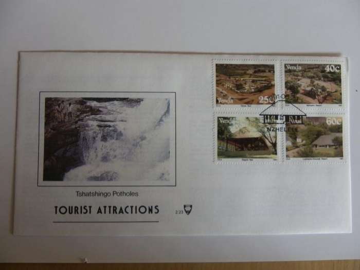 Venda 2.23 (1991) - Tourist Attractions Official FDC