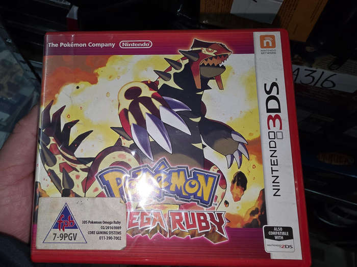 Pokemon Omega Ruby Nintendo 3ds game