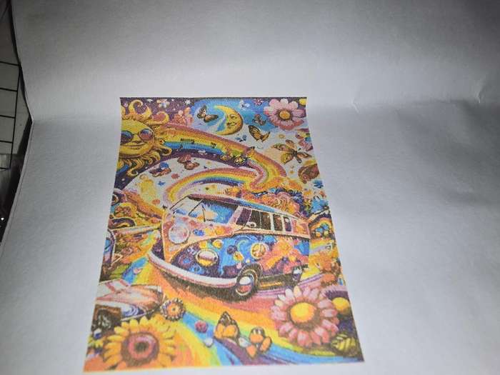 Paint By Numbers - Canvas, Paint - VW Combi Scene Colourful