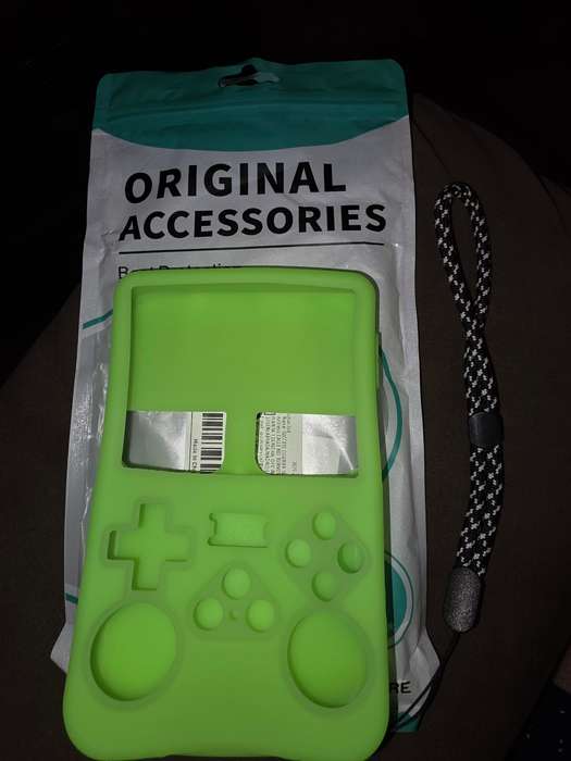 R36s Gaming Console Silicone Pouch/Cover Protection - Green