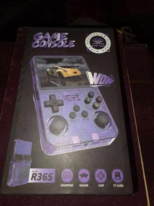 R36s - 64GB Gaming Console - with Retro console emulators and roms [green]