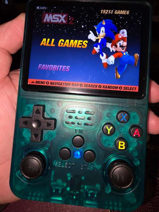 R36s - 64GB Gaming Console - with Retro console emulators and roms [green]