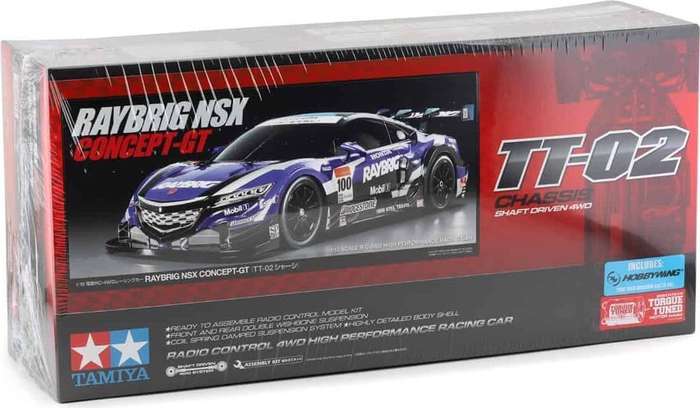 Tamiya R/C 1/10 Raybrig Honda NSX Concept-GT (TT02) (Kit - needs to be built)