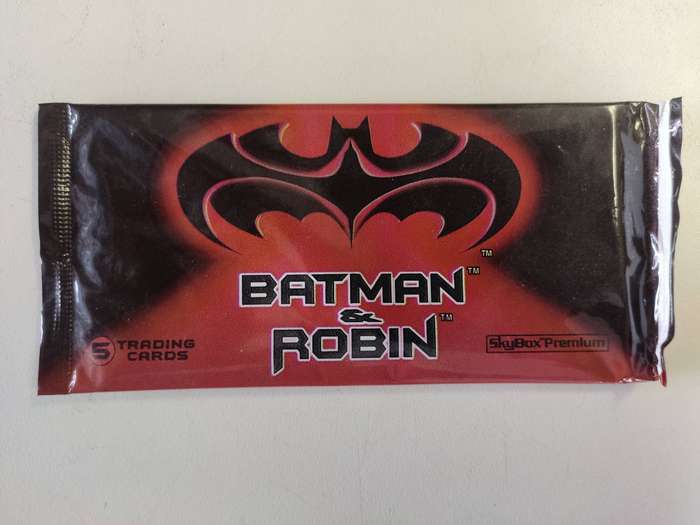 25 x 1997 Batman & Robin Skybox Premium Trading Card Packs