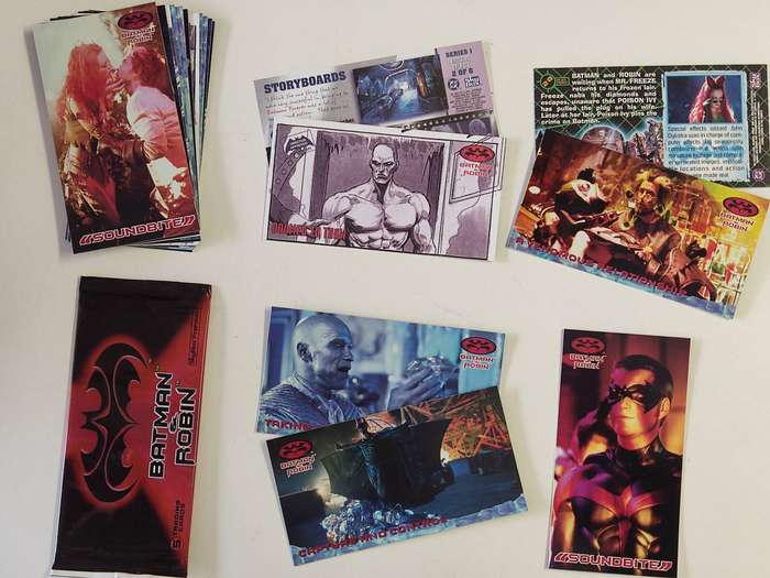 25 x 1997 Batman & Robin Skybox Premium Trading Card Packs