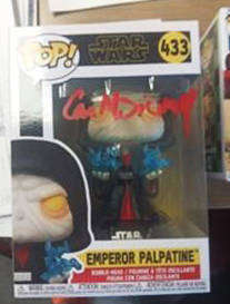 Emporer Palpatine Star Wars Funko POP! #433 - Signed by Ian McDiarmid