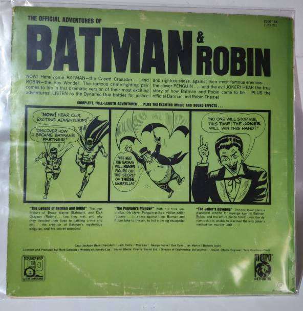 Batman & Robin - Audio Adventures (Vinyl LP)