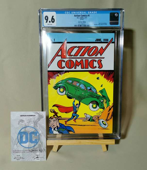 Action Comics #1 - CGC 9.6 Graded LC Reprint