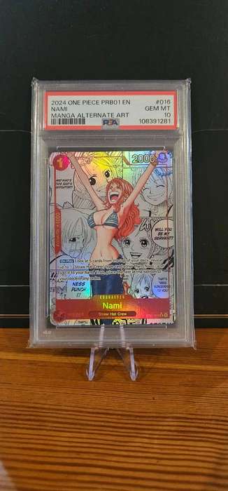 One Piece - Nami Manga Rare (PSA 10 Gem Mint)