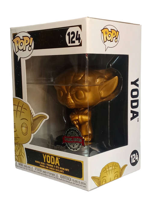 Funko POP! Star Wars #124 Yoda Metallic Gold Special Edition