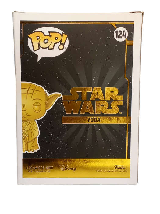 Funko POP! Star Wars #124 Yoda Metallic Gold Special Edition
