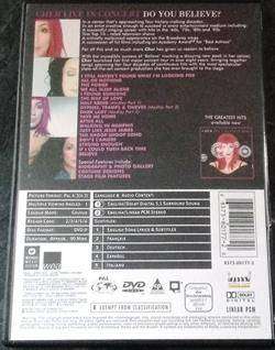 CHER Live in Concert DVD