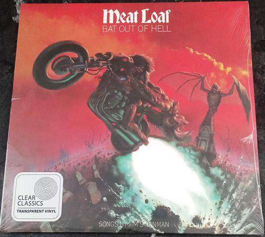 MEAT LOAF Bat Out of Hell CLEAR LP VINYL Record