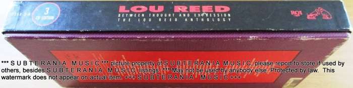 LOU REED Between Thought And Expression - The Lou Reed Anthology 3 CD BOX SET