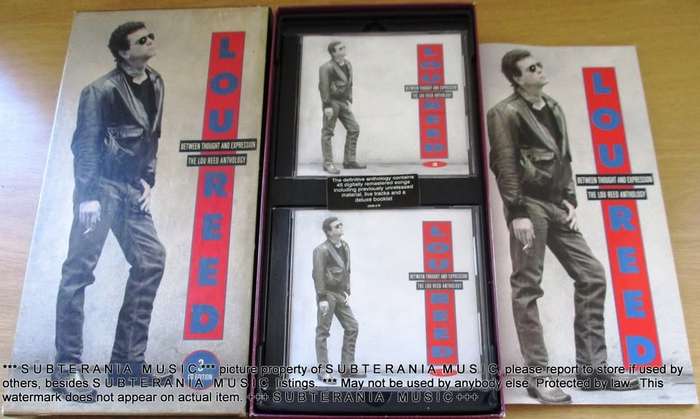 LOU REED Between Thought And Expression - The Lou Reed Anthology 3 CD BOX SET