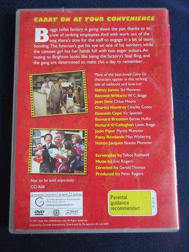 CARRY ON AT YOUR CONVENIENCE DVD [BBOX 8] Region 2