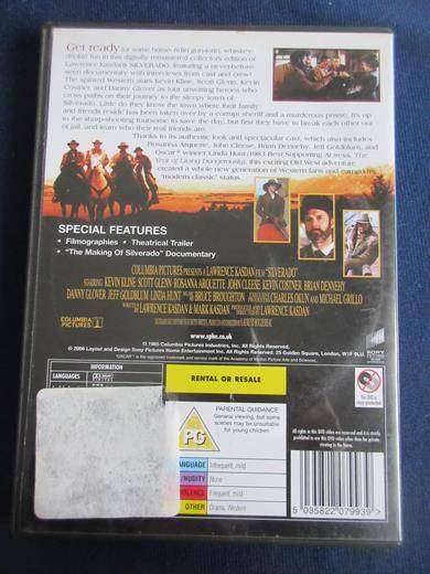 SILVERADO DVD [BBOX 8] Region 2