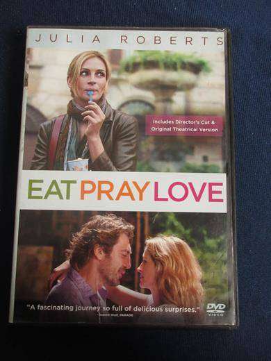 EAT PRAY LOVE DVD Julia Roberts [BBOX 8] Region 2