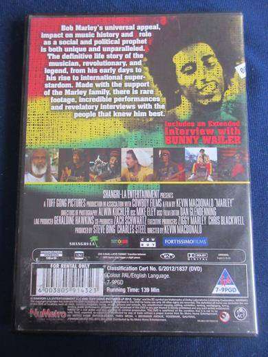 MARLEY DVD [BBOX 8] Region 2