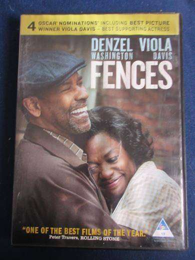 FENCES DVD Denzel Washington [BBOX 9] Region 2