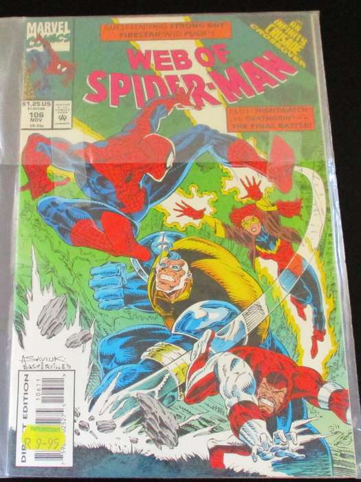 MARVEL COMICS WEB OF SPIDER-MAN An Infinity Crusade Crossover #106 Nov 1993 [Box 1]