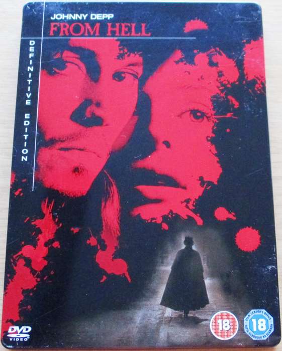 FROM HELL Johnny Depp Definitive Edition STEELBOOK2xDVD [BOX SET SHELF] Region 2