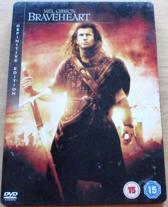 BRAVEHEART Definitive Edition Mel Gibson STEELBOOK 2xDVD [BOX SET SHELF]  Region 2