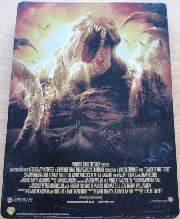CLASH OF THE TITANS STEELBOOK 2xDVD [BOX SET SHELF] Region 2