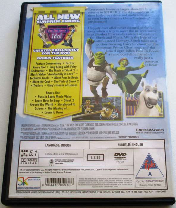 SHREK 2 2xDVD [BBOX 8]