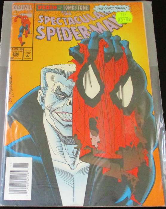 MARVEL THE SPECTACULAR SPIDER-MAN The Death of Tombstone The Conclusion #206 Nov 1983 [Box 2]