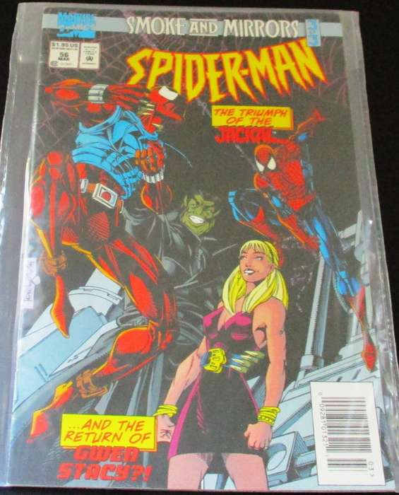 MARVEL Comics SPIDER-MAN Smoke and Mirrors Part 3 of 3: The Jackal #56 March 1995 [Box 2]