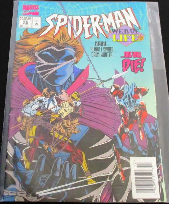 MARVEL Comics SPIDER-MAN Web of Life #55 Feb 1995 [Box 2]