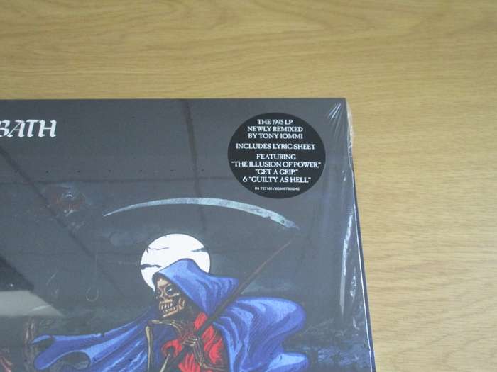 BLACK SABBATH Forbidden Remastered Standard Black LP VINYL Record
