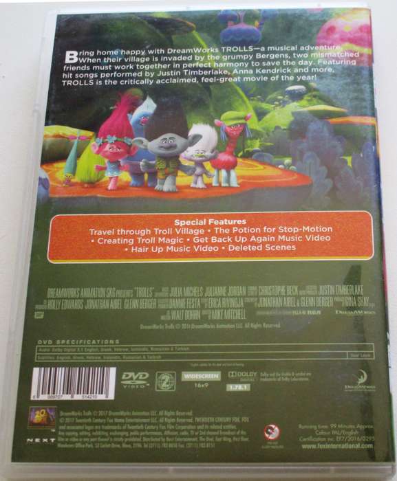 TROLLS DVD [BBOX 14]