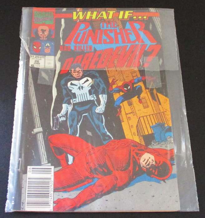 MARVEL Comics WHAT IF... THE PUNISHER had killed DAREDEVIL? with SPIDER-MAN #26 June 1991 [Box 3]