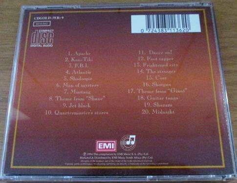 THE SHADOWS Gold Greatest Hits CD [Shelf G Box 3]