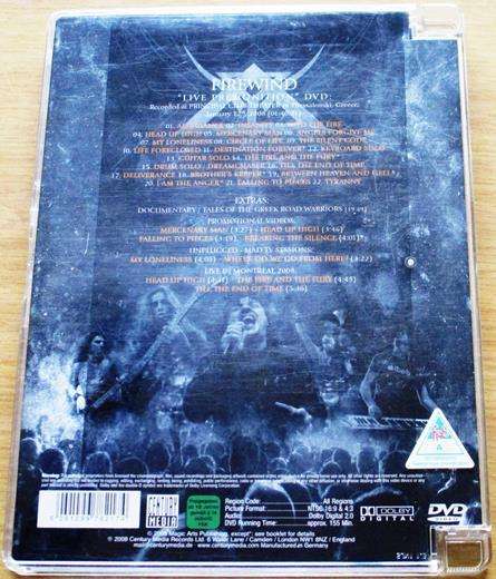 FIREWIND Live Premonition DVD