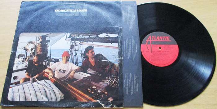 CROSBY STILLS AND NASH CSN LP VINYL RECORD