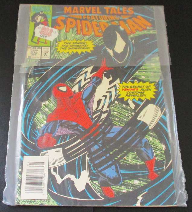 MARVEL TALES SPIDER-MAN The Secret of Venom's Alien Costume Revealed #272 APR 1993 [Box 5]