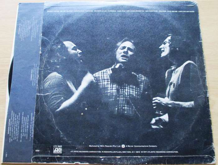 CROSBY STILLS AND NASH CSN LP VINYL RECORD